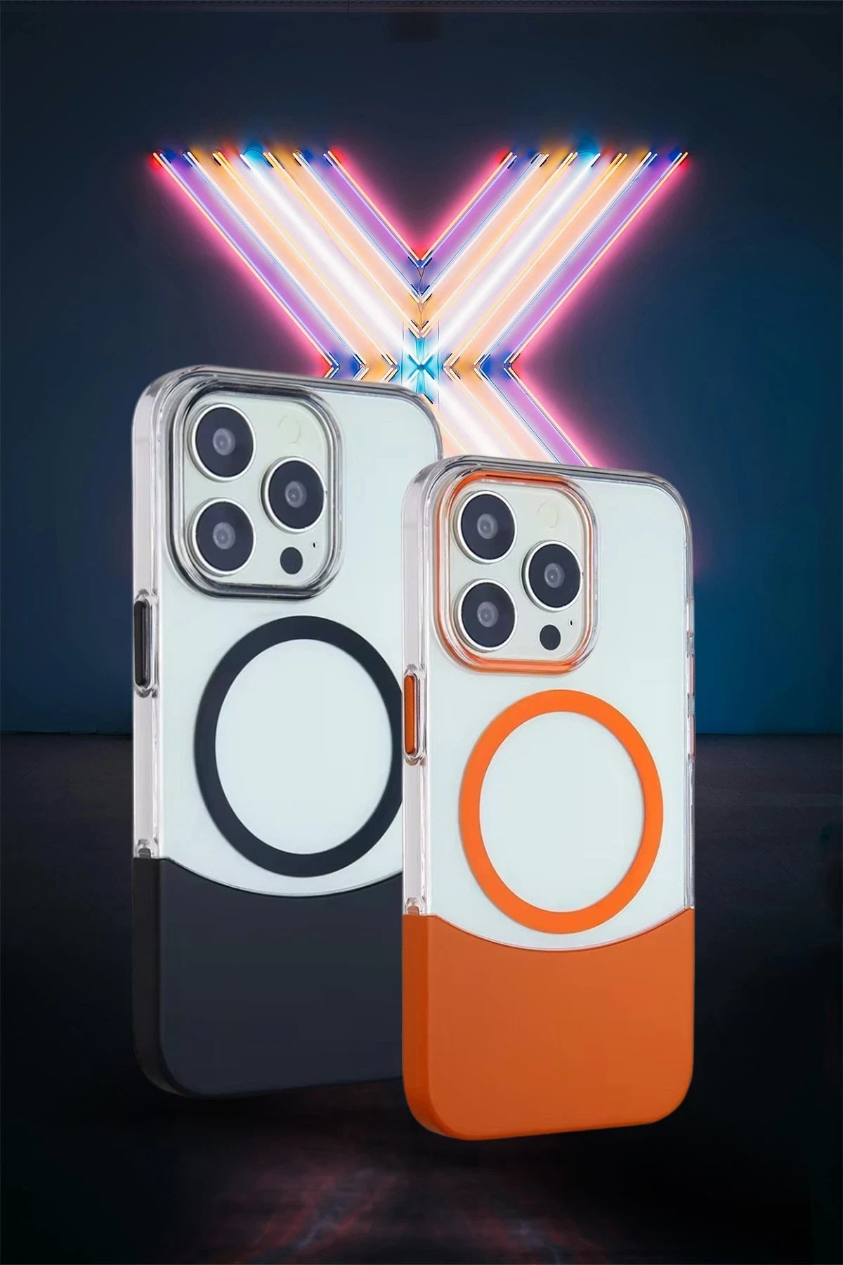 Joko Apple iPhone 14 Pro Max PC Suit Magsafe Kapak - Turuncu 3