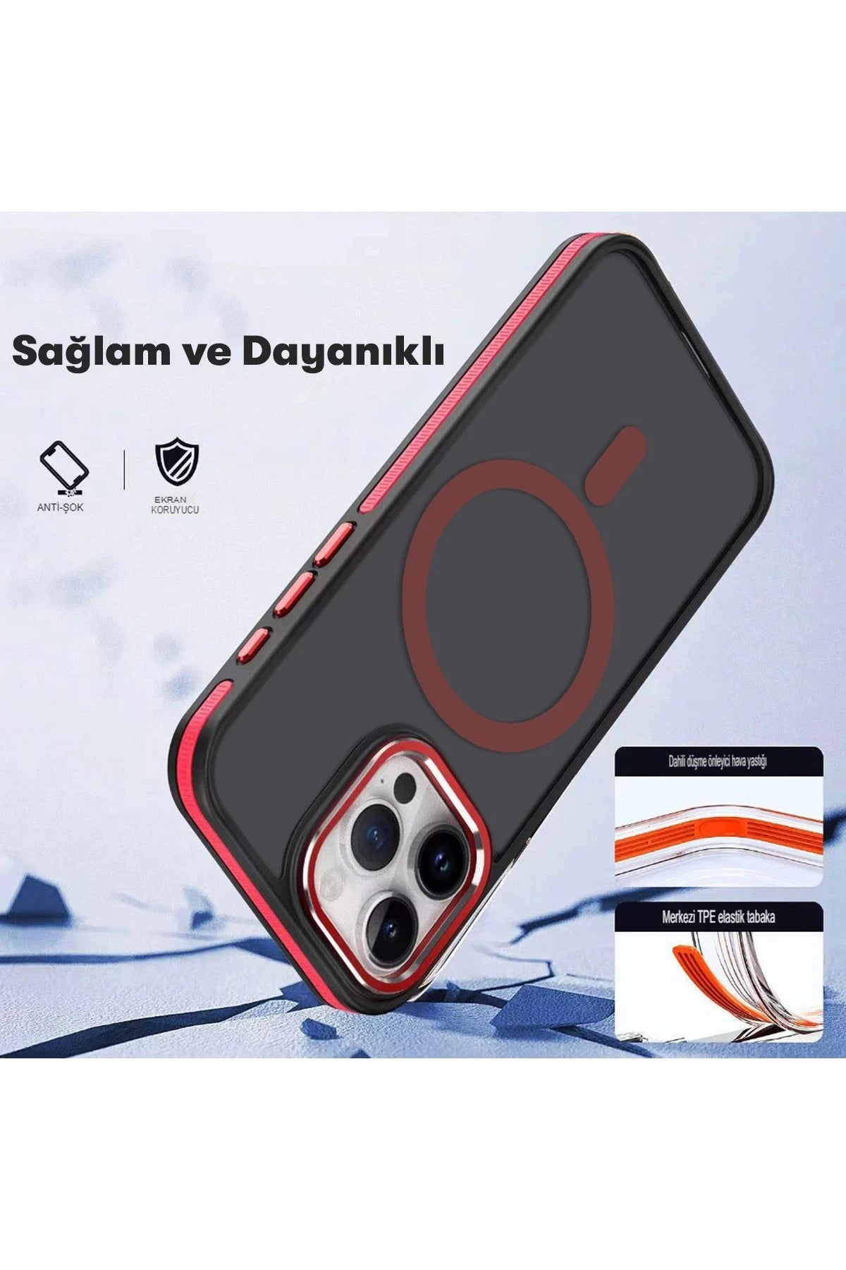 Joko Apple iPhone 14 Pro Max Winner Magsafe Kapak - Derin Mor 2