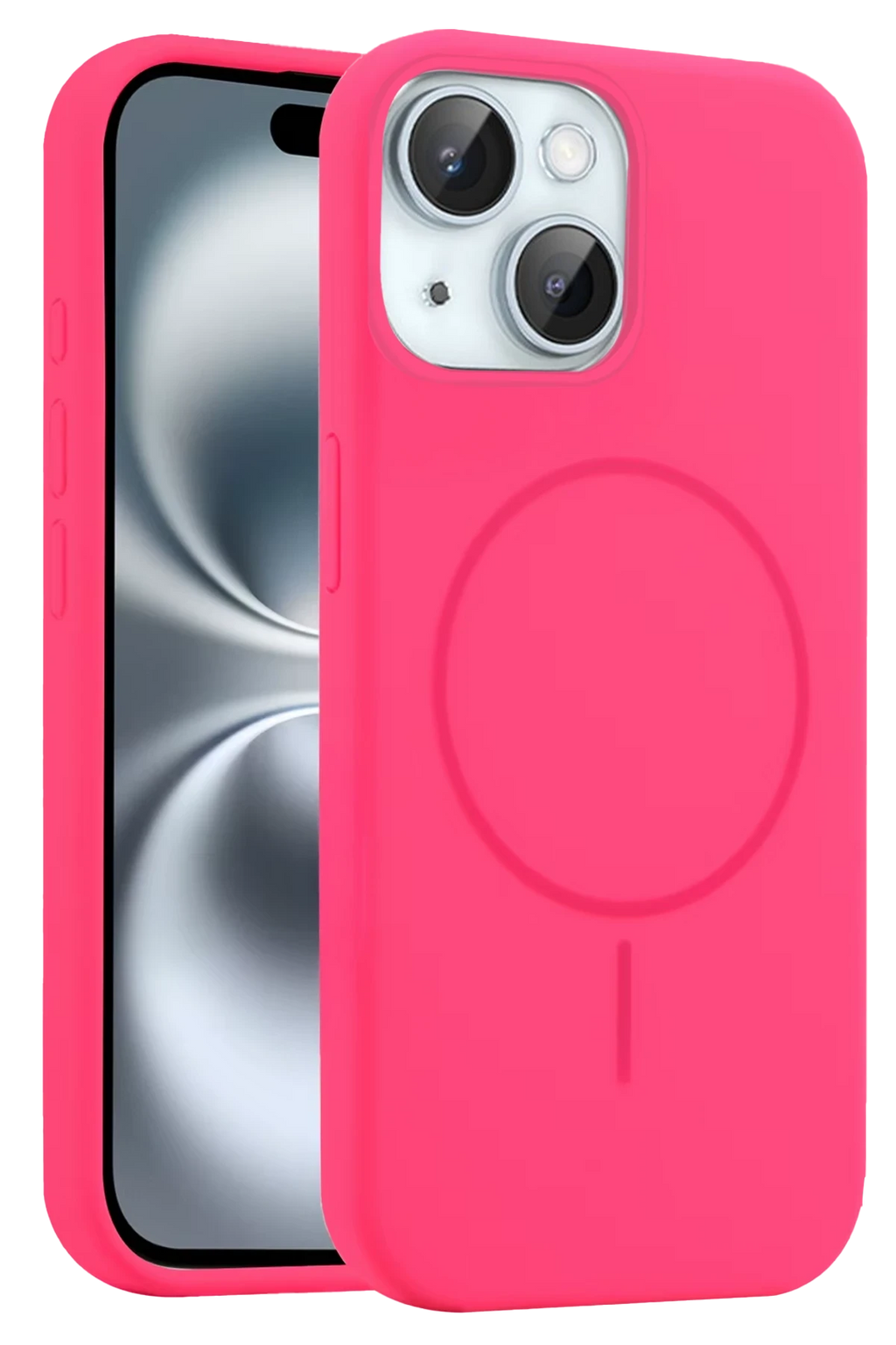 Joko Apple iPhone 15 Kılıf Jully Magsafe Kapak - Pembe 1