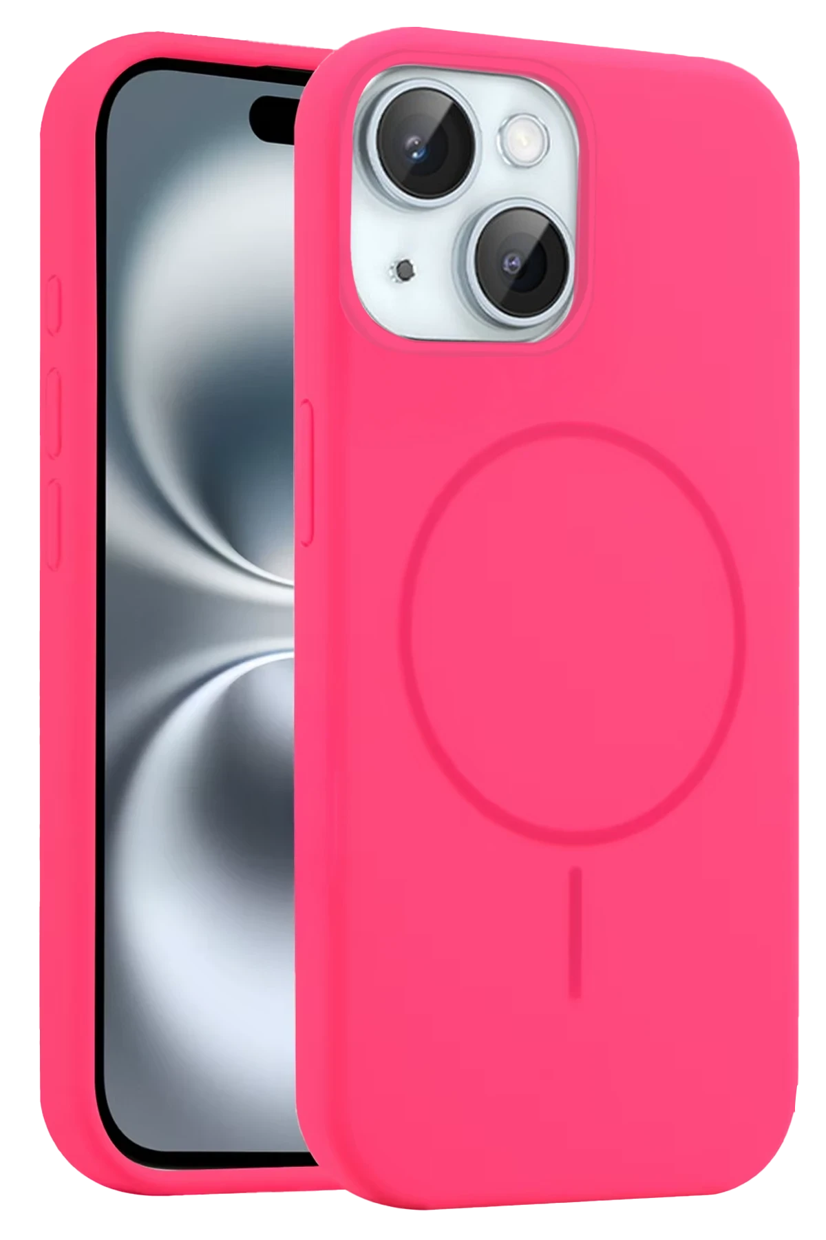 Joko Apple iPhone 15 Kılıf Jully Magsafe Kapak - Pembe 1