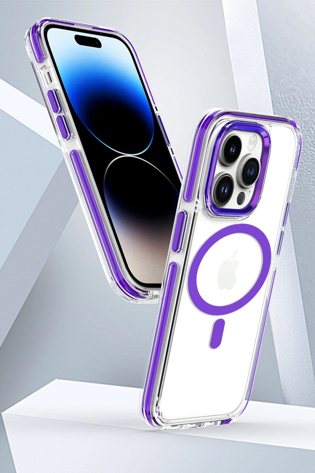 Joko Apple iPhone 15 Pro Bella Magsafe Kapak - Mavi 8