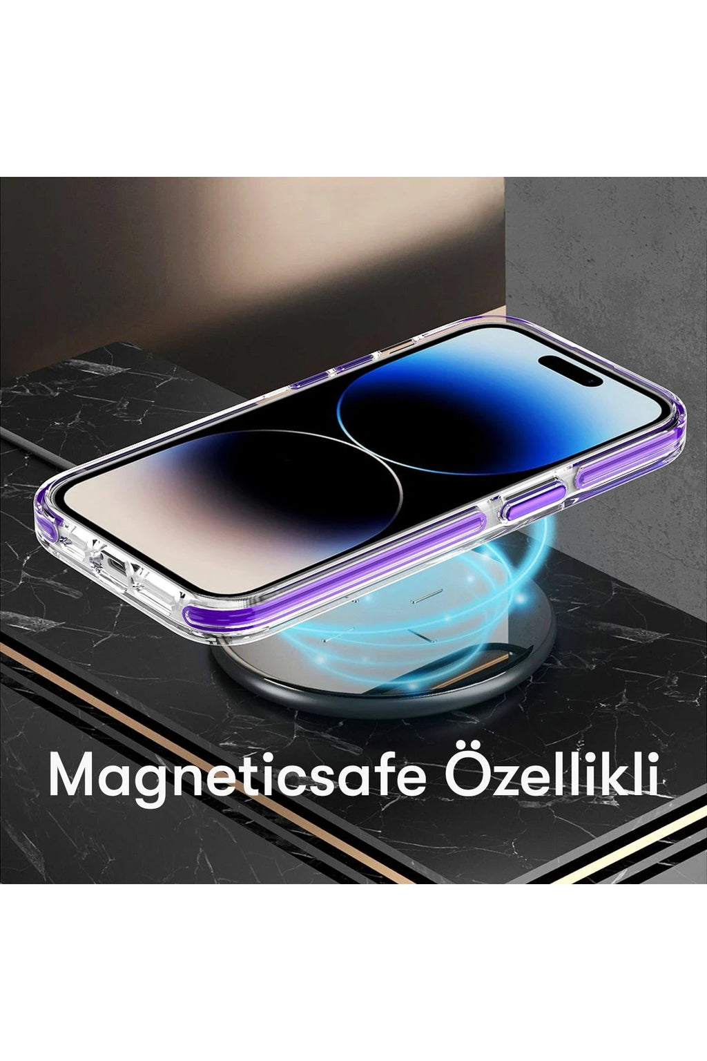 Joko Apple iPhone 15 Pro Bella Magsafe Kapak - Mavi 4