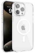 Joko Apple iPhone 15 Pro Gleam PC Sert Magsafe Kılıf - Şeffaf 1