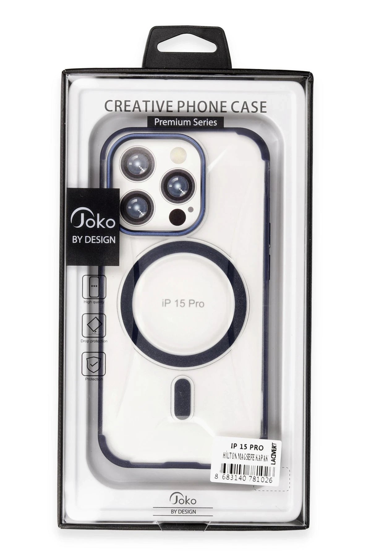 Joko Apple iPhone 15 Pro Hilton Magsafe Kapak - Derin Mor 4