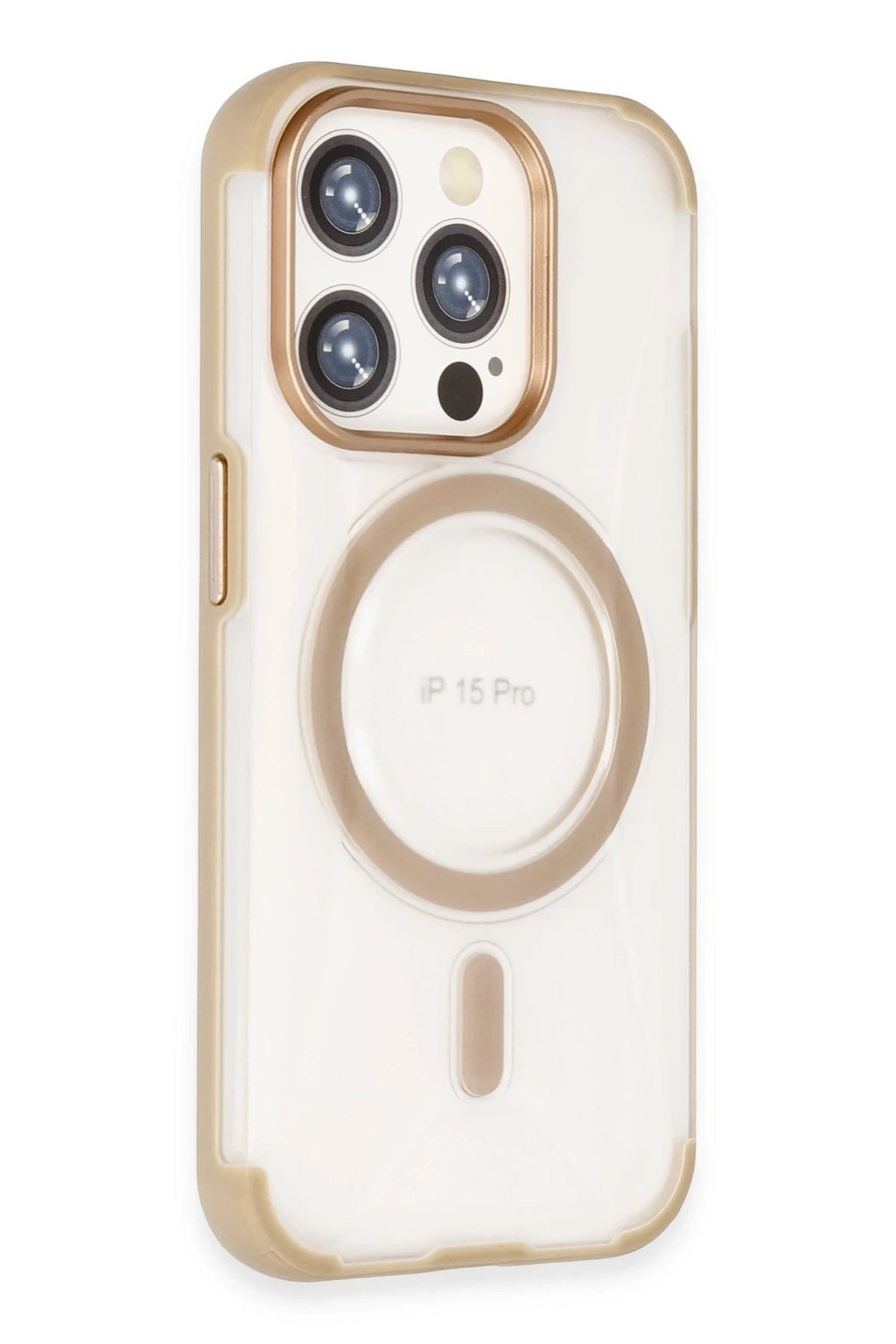Joko Apple iPhone 15 Pro Hilton Magsafe Kapak - Gold 2