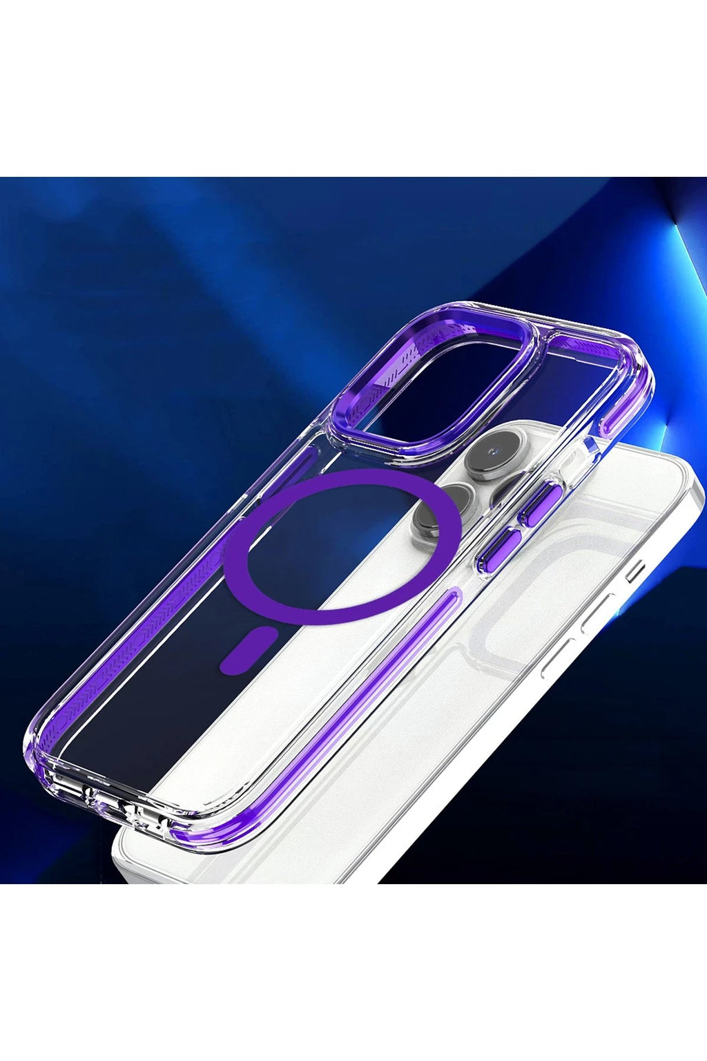 Joko Apple iPhone 15 Pro Max Bella Magsafe Kapak - Mavi 3