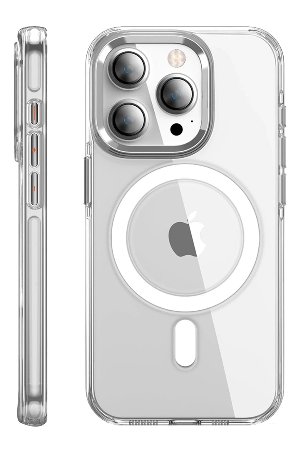 Joko Apple iPhone 15 Pro Max Kılıf Crystal Magsafe Kapak - Şeffaf 1