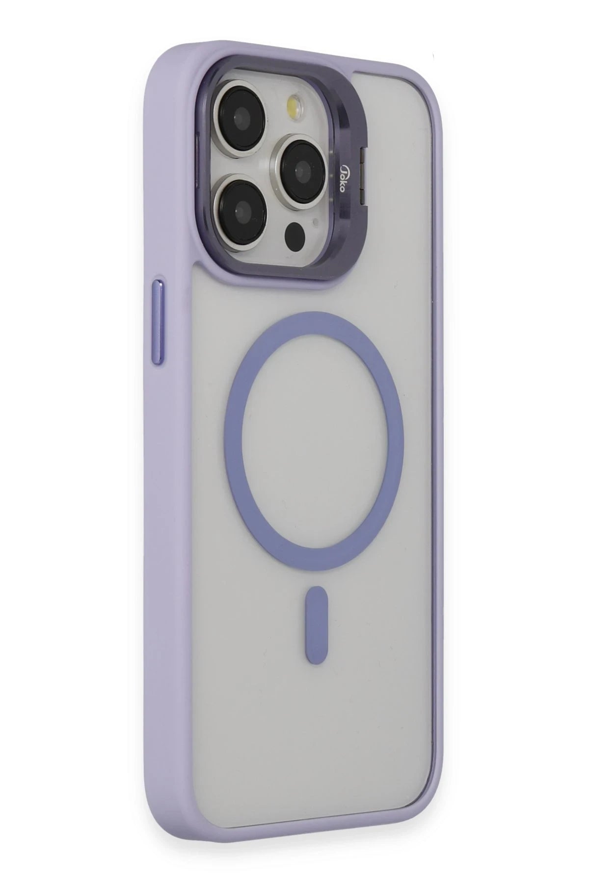 Joko Apple iPhone 15 Pro Max Kılıf Roblox Lens Magsafe Standlı Kapak - Lila 2