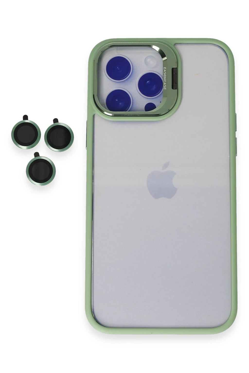 Joko Apple iPhone 15 Pro Max Kılıf Roblox Lens Standlı Kapak - Yeşil 1