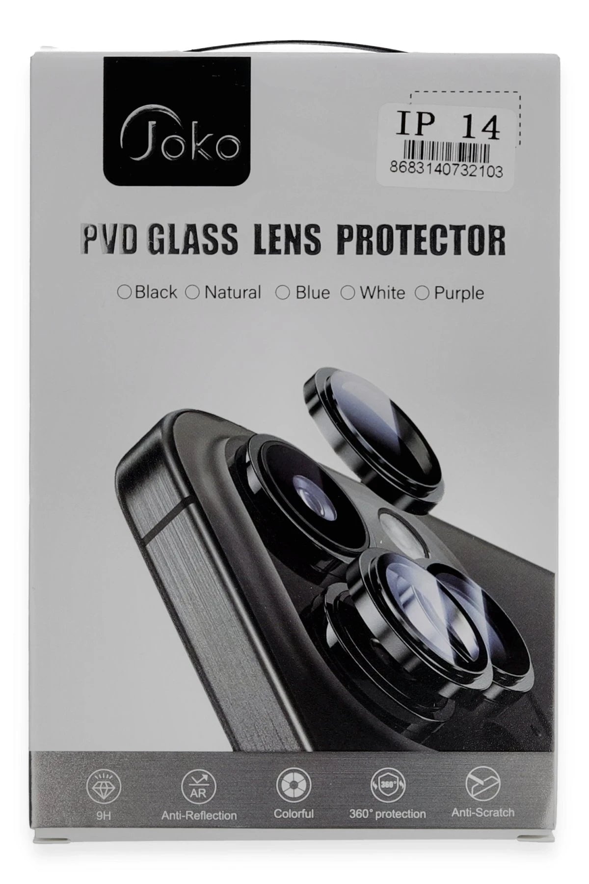 Joko Apple iPhone 15 PVD Metal Kamera Lens - Turuncu 2
