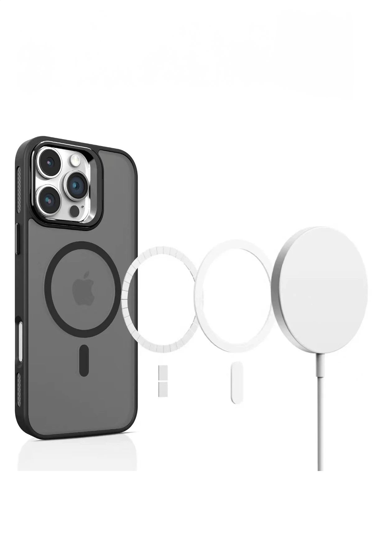 Joko Apple iPhone 16 Flet Lens Magsafe Kapak - Turuncu 2