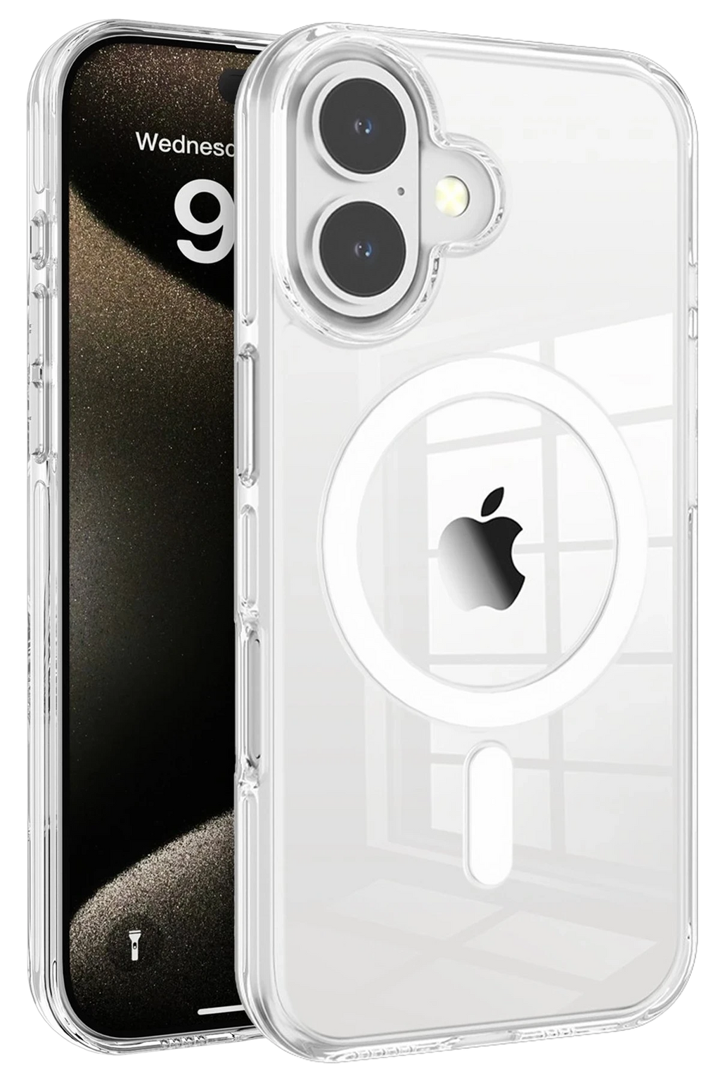 Joko Apple iPhone 16 Gleam PC Sert Magsafe Kılıf - Şeffaf 1