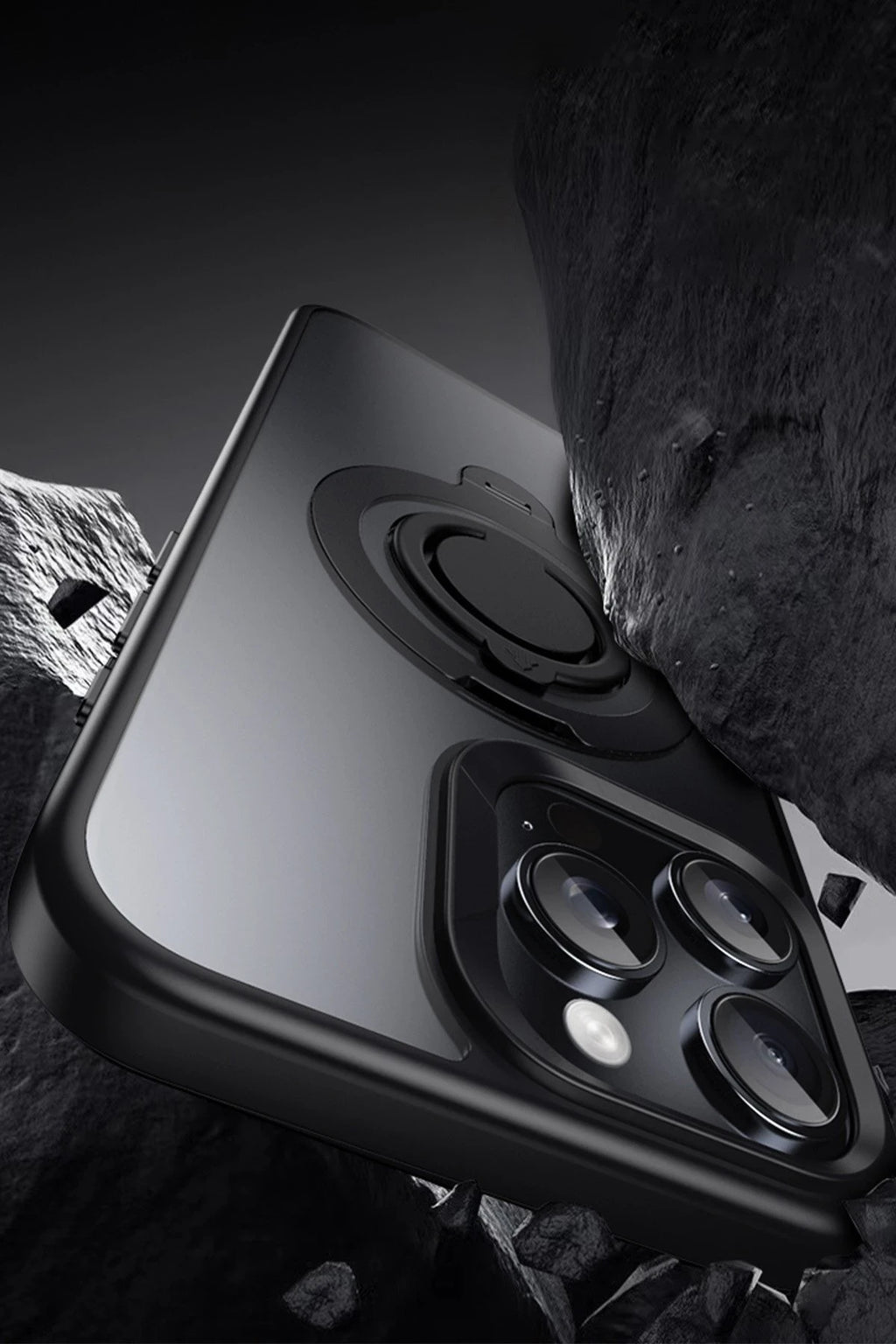 Joko Apple iPhone 16 Pro Avatar 360 Dönen Magsafe Kapak - Siyah 4