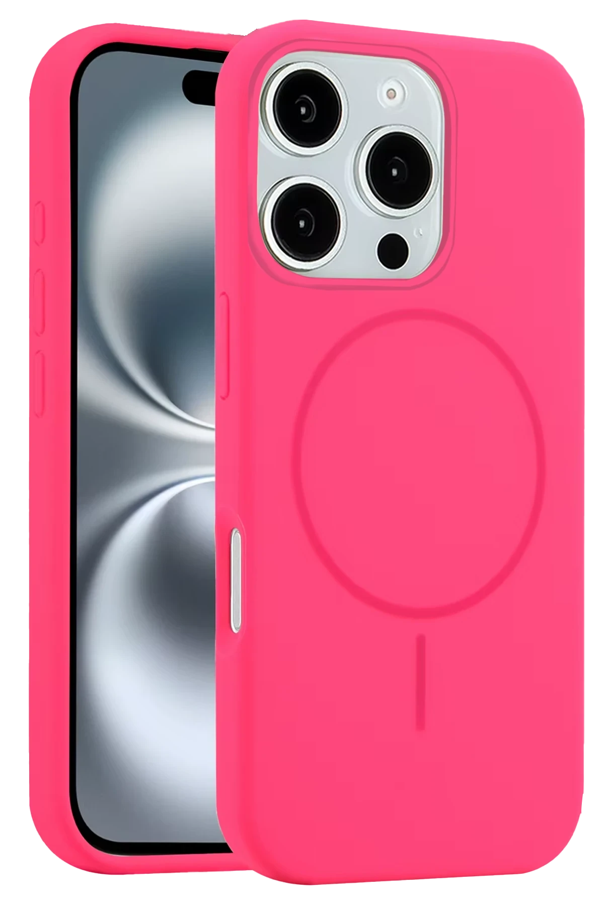 Joko Apple iPhone 16 Pro Kılıf Jully Magsafe Kapak - Pembe 1