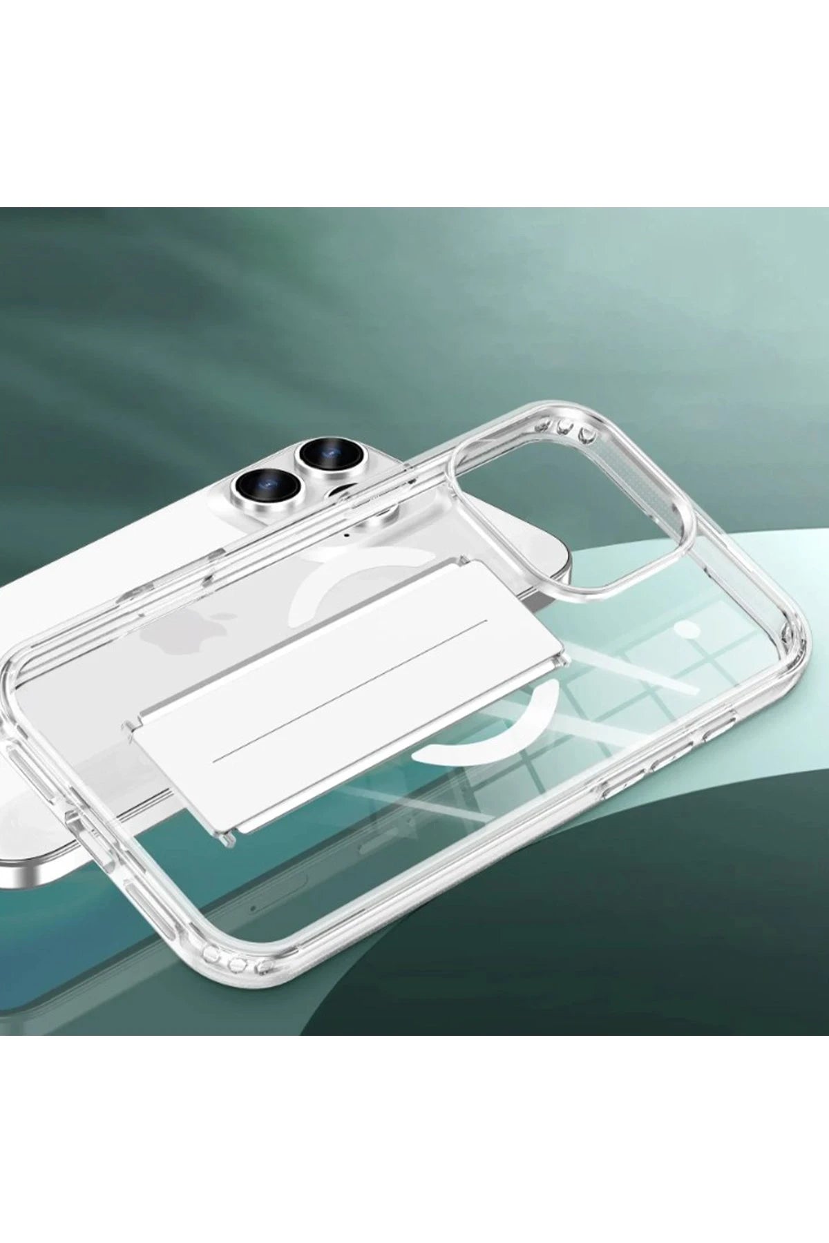 Joko Apple iPhone 16 Pro Max Kılıf Alfa Magsafe Standlı Kapak - Siyah 3