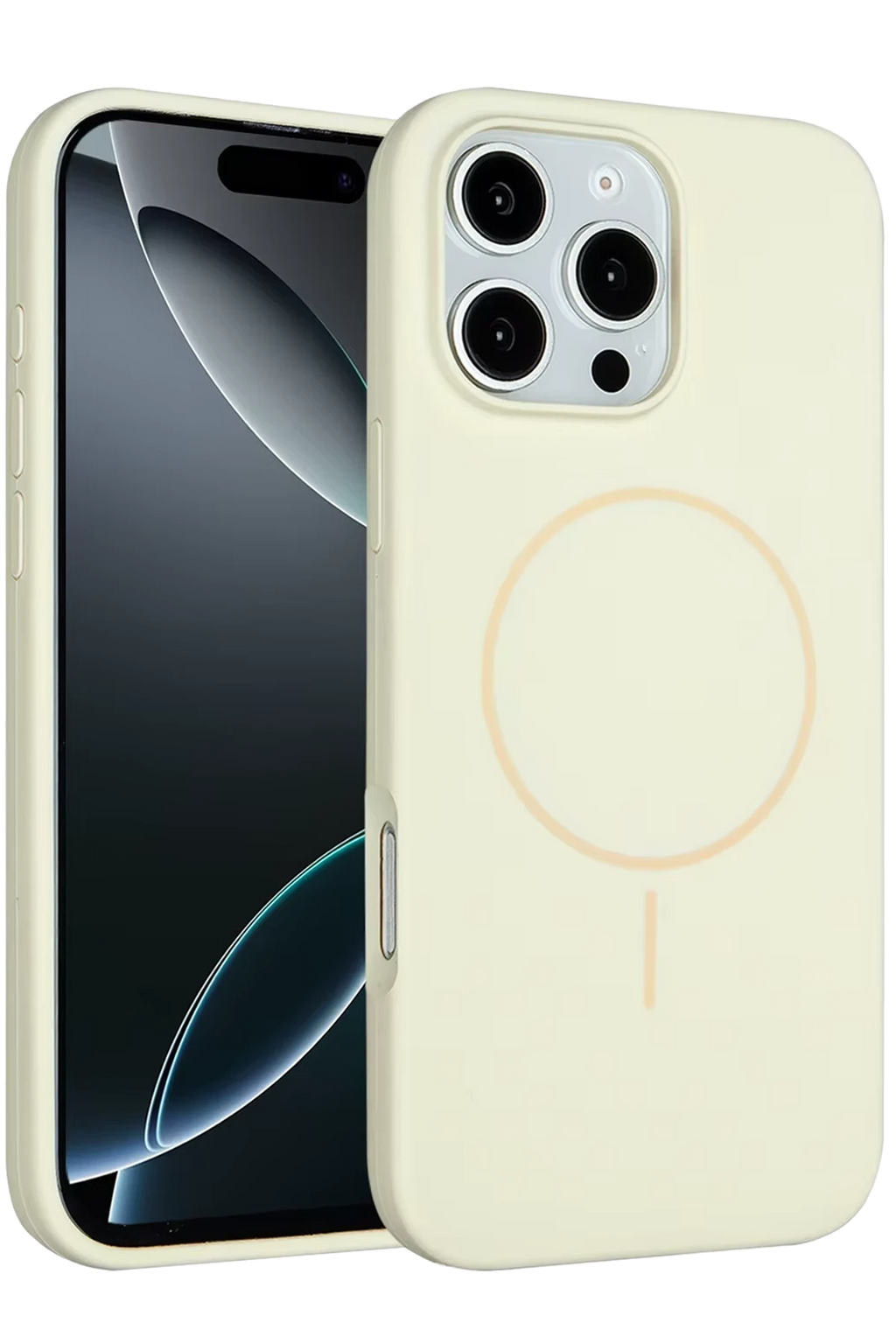 Joko Apple iPhone 16 Pro Max Kılıf Jully Magsafe Kapak - Bej 1