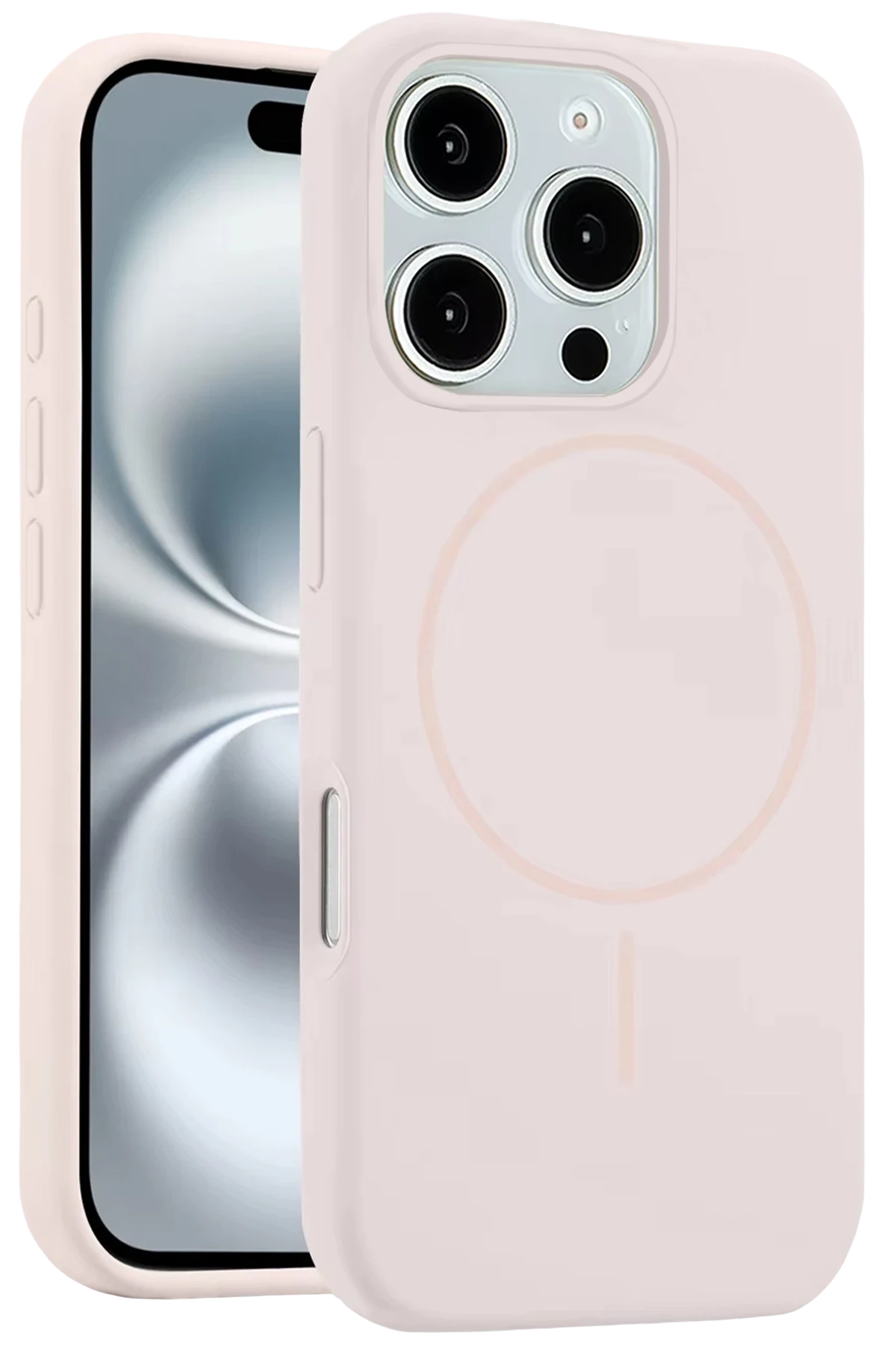 Joko Apple iPhone 16 Pro Max Kılıf Jully Magsafe Kapak - Pudra 1