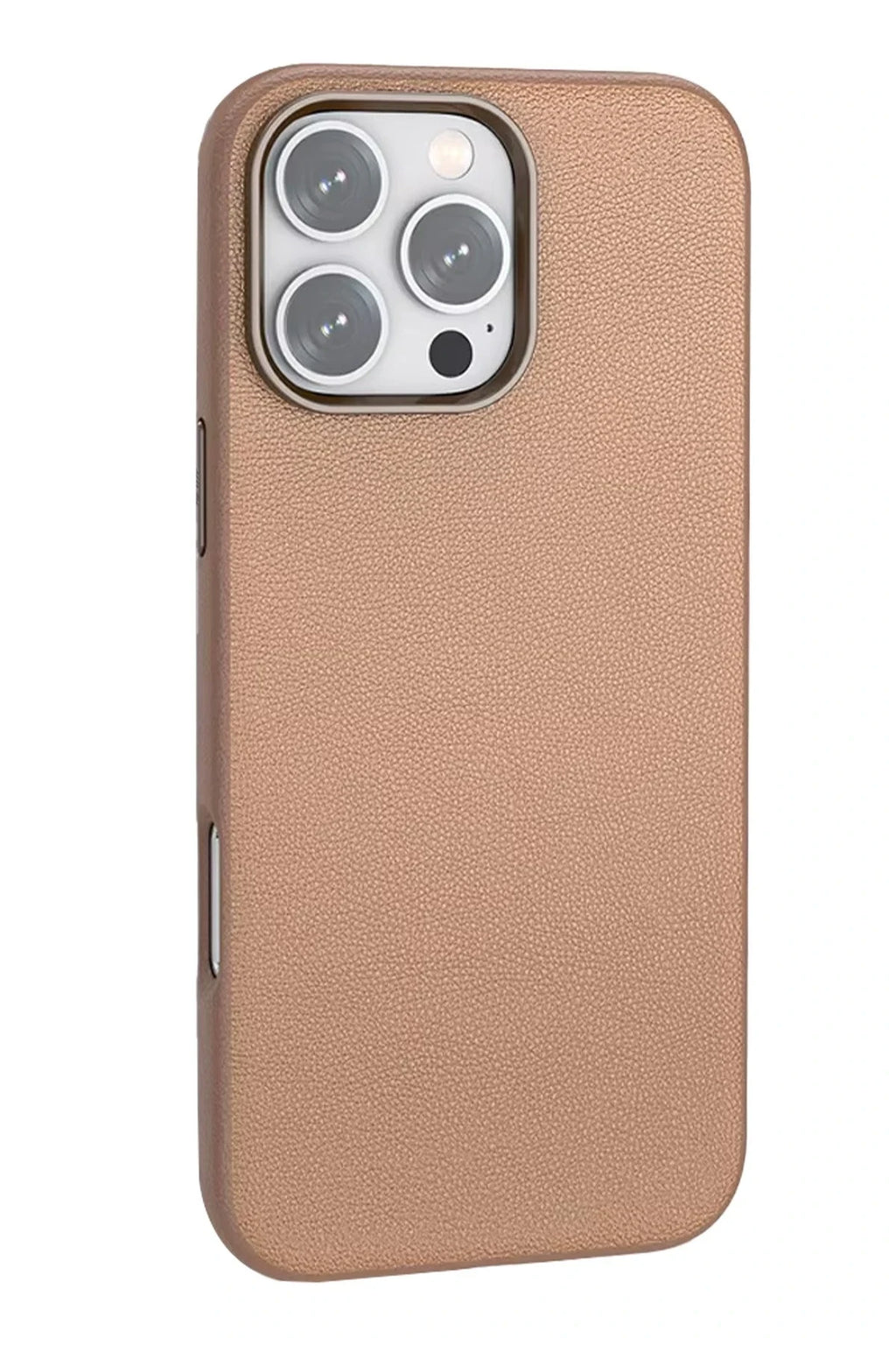 Joko Apple iPhone 16 Pro Max Wonder Deri Magsafe Kapak - Bronz 1
