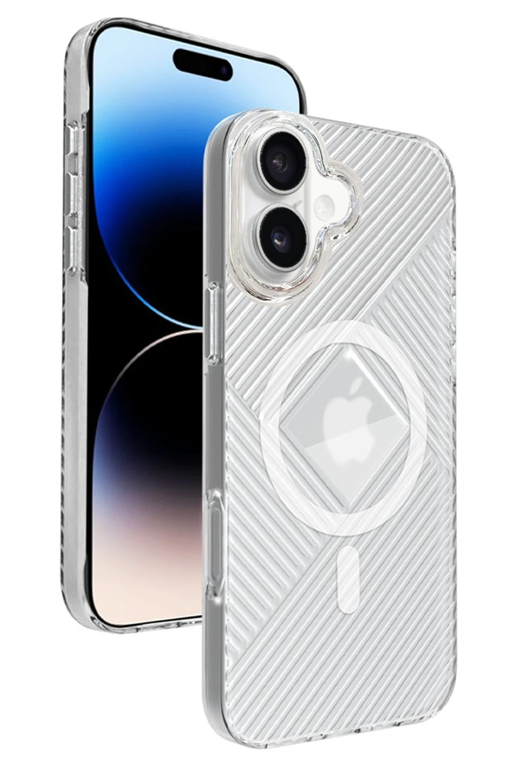 Joko Apple iPhone 16 Stella PC Sert Magsafe Kılıf - Şeffaf 1