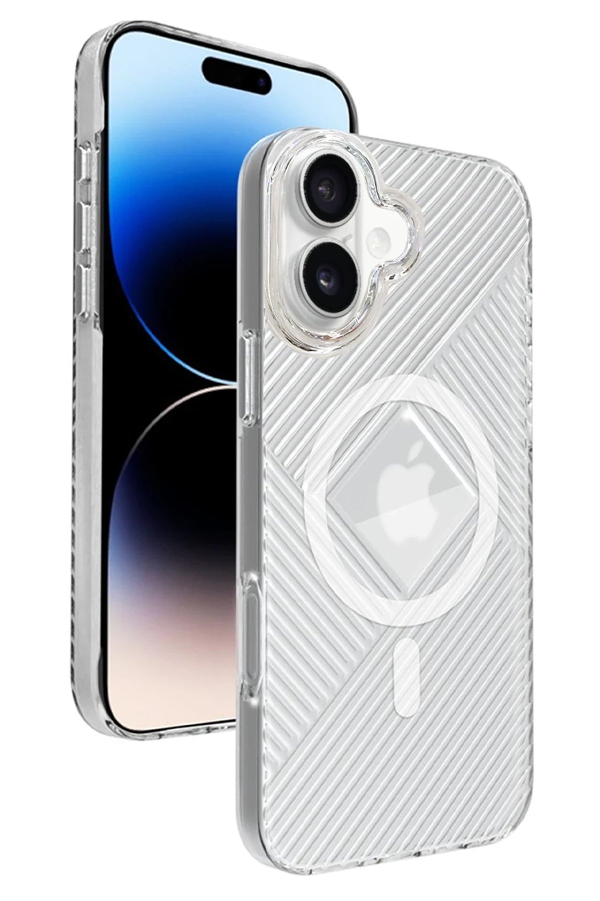 Joko Apple iPhone 16 Stella PC Sert Magsafe Kılıf - Şeffaf 1