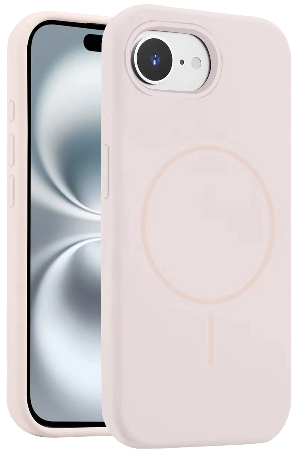 Joko Apple iPhone 16E Kılıf Jully Magsafe Kapak - Pudra 1