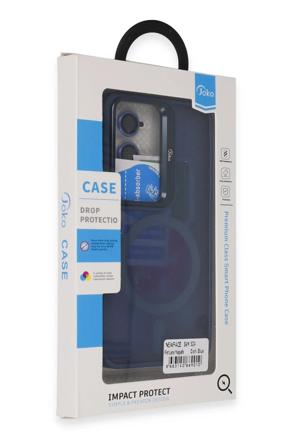 Joko Samsung Galaxy S24 Flet Lens Magsafe Kapak - Lacivert 3