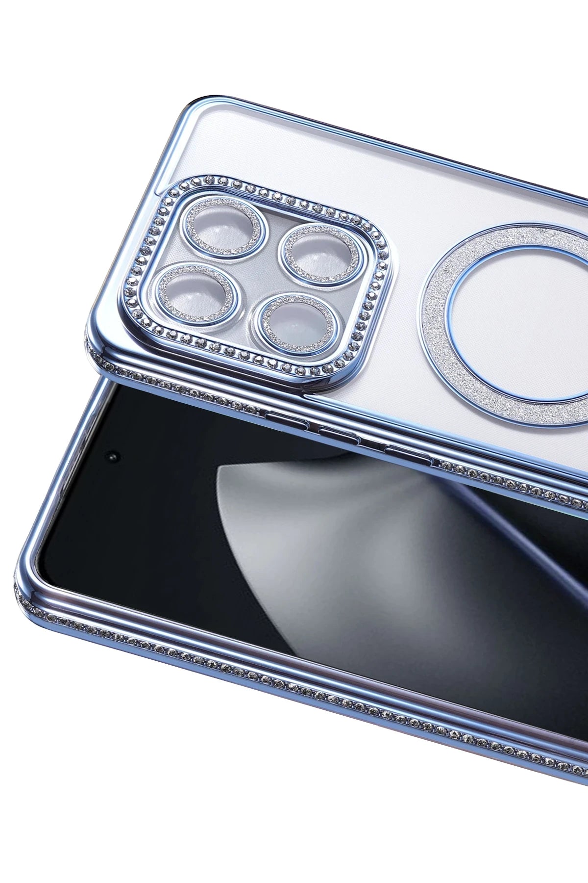 nebaktın Xiaomi Mi 15T Pro Joke Simli Magneticsafe Kılıf - Mavi 2