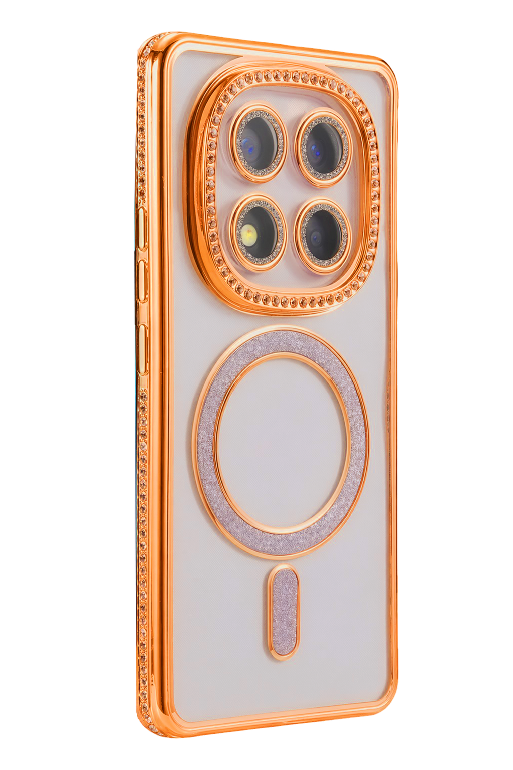 nebaktın Xiaomi Redmi Note 15 4G Joke Simli Magneticsafe Kılıf - Turuncu 3