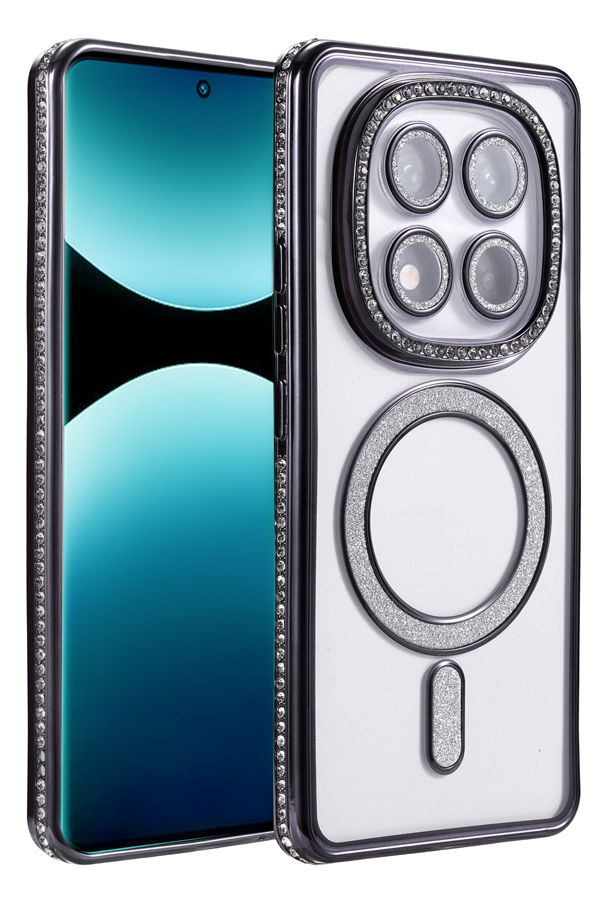 nebaktın Xiaomi Redmi Note 15 Pro Plus 5G Joke Simli Magneticsafe Kılıf - Siyah 1