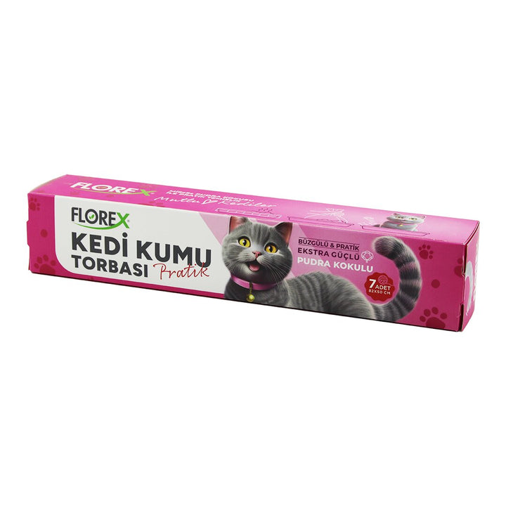 140 ADET KEDİ - EVCİL HAYVAN KUMU TORBASI PRATİK PUDRA KOKULU BÜZGÜLÜ - EXTRA GÜÇLÜ 82X50CM (5538) 1