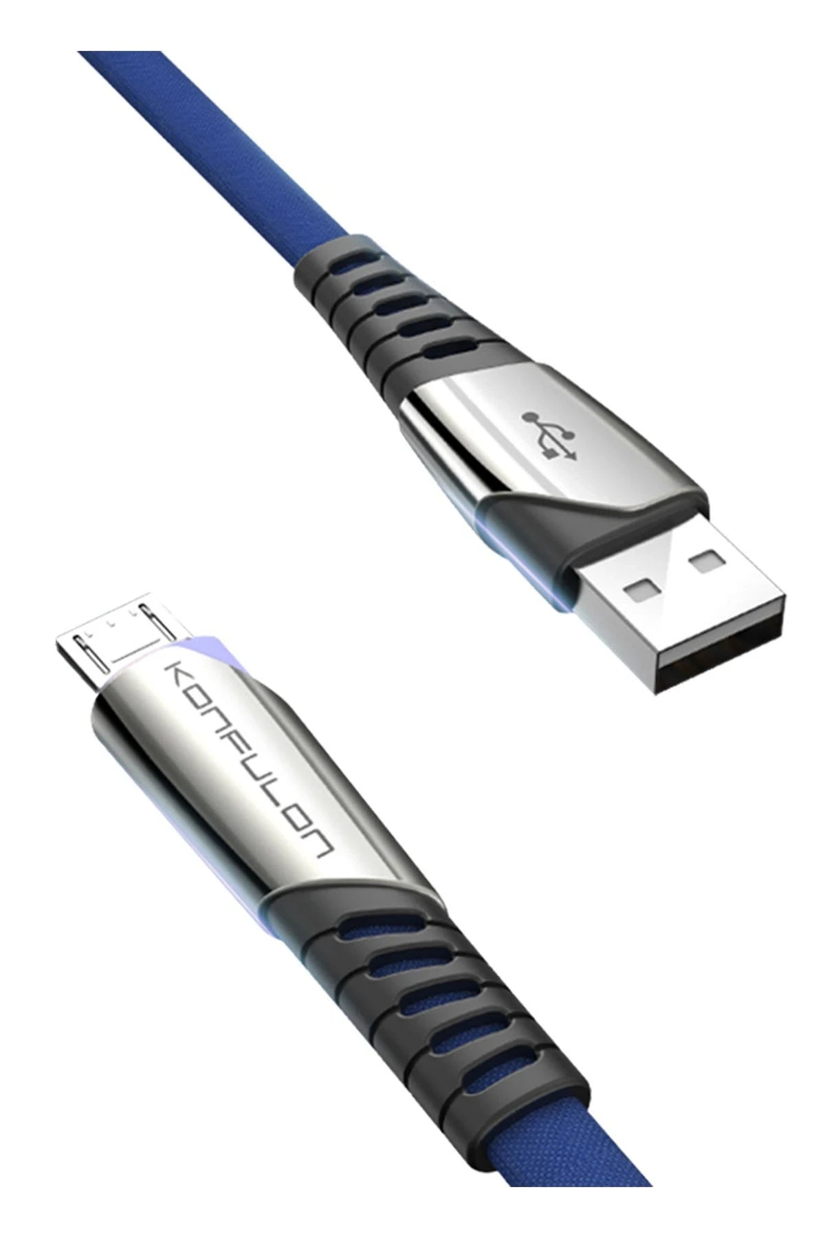 Konfulon DC16 Micro USB Kablo 1M 2.4A - Mavi 1