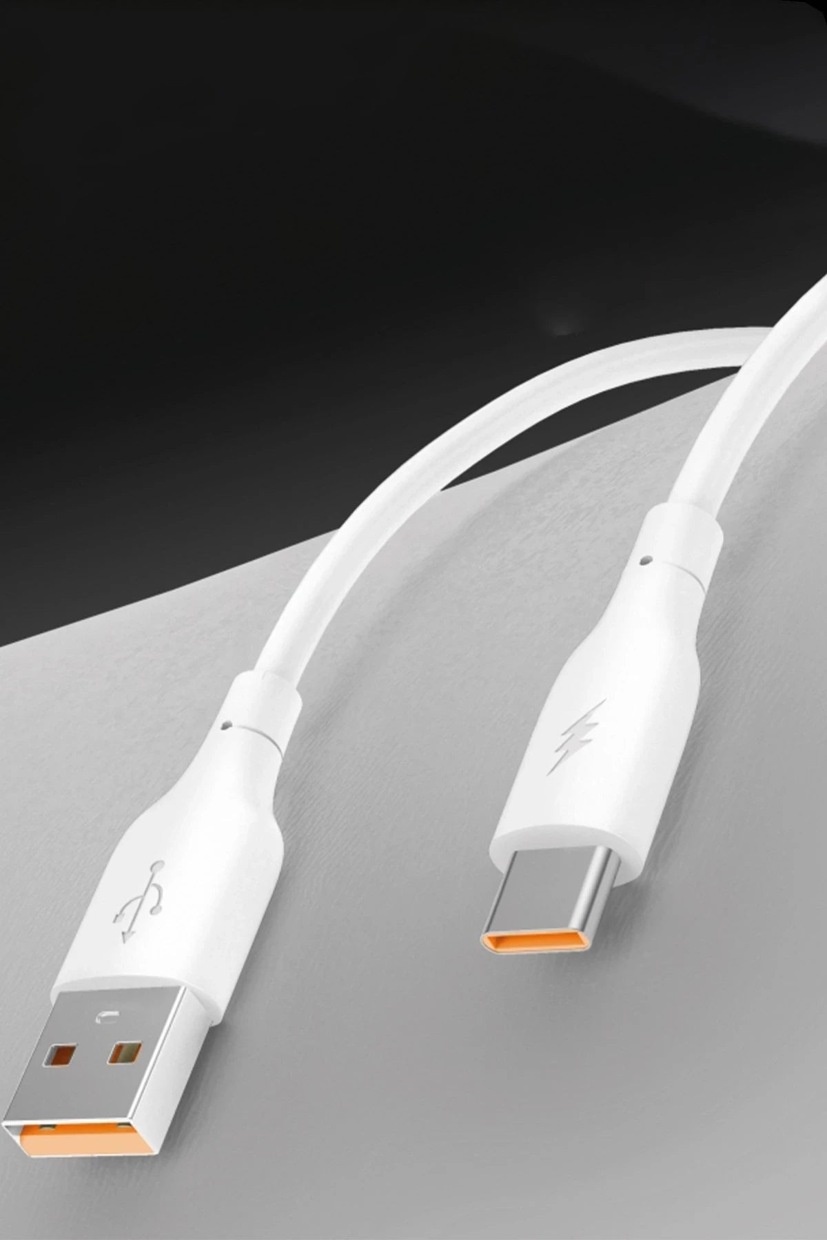 Konfulon DC65 USB to Type-C 1M 3.0A Hızlı Şarj Kablo - Beyaz 2