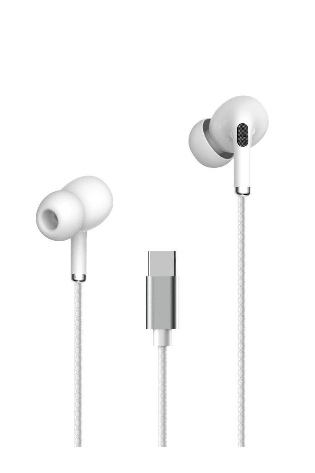 Konfulon INA16 Type-C Kablolu Kulak İçi Kulaklık - Beyaz 1