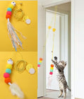 Elastik Yapışkanlı Kedi Oyun Oltası 1