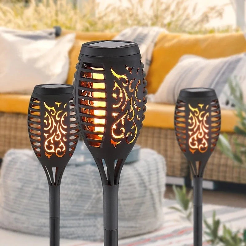 12 Ledli Alevli Solar Bahçe Aydınlatma (5538) 4