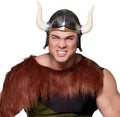 Mega Boynuzlu Viking Ivar Kaskı Eskitilmiş Desen Gümüş Renk (5538) 1