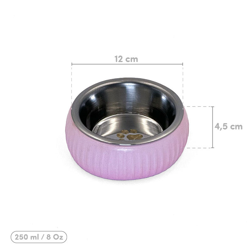 Mikopet Organik Seramik Mama Kabı Pembe 5