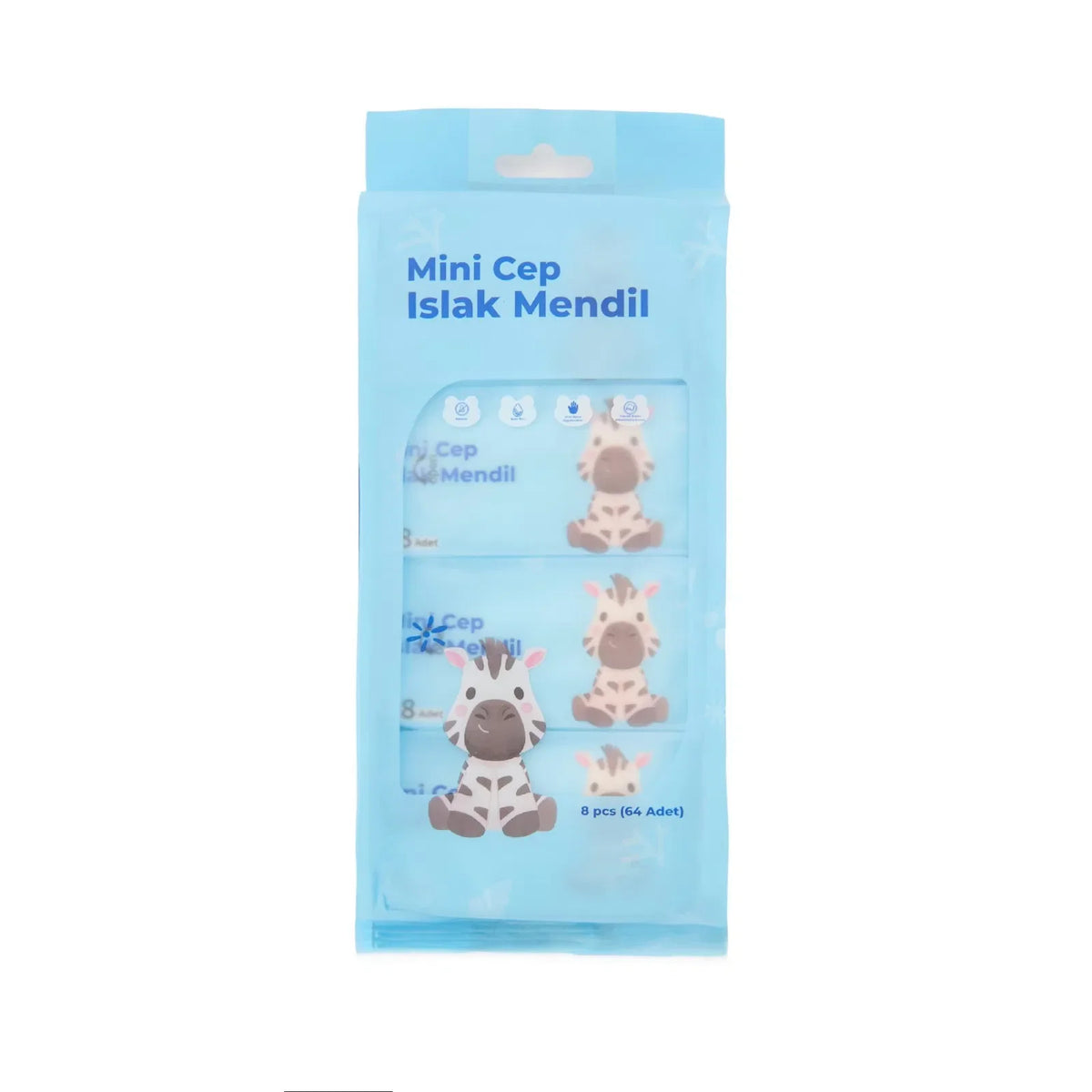 Mini Cep Islak Mendil Günlük Pratik 8'li Paket (5538) 1