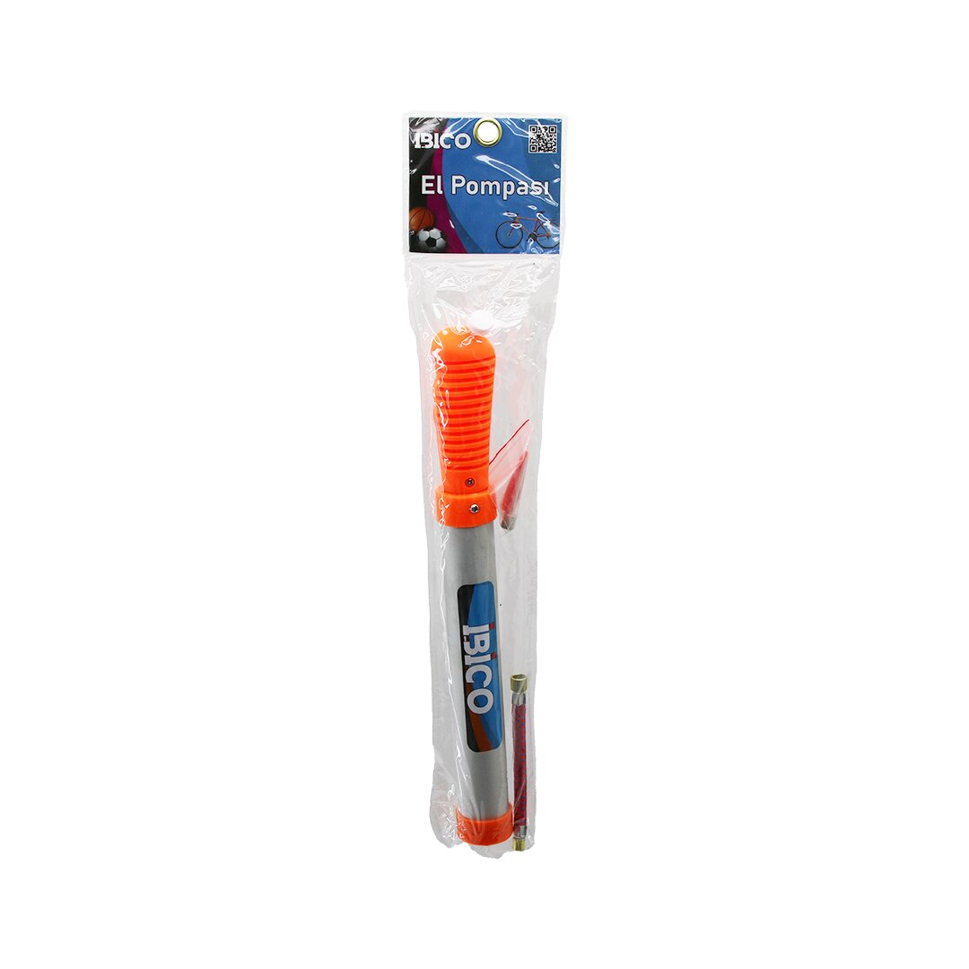 MİNİ EL POMPASI BİSİKLET - TOP 29.5CM METAL ÇUBUK - PLS.GÖVDE - SAP POMPA HORTUM - TOP İĞNE - UÇ (5538) 1