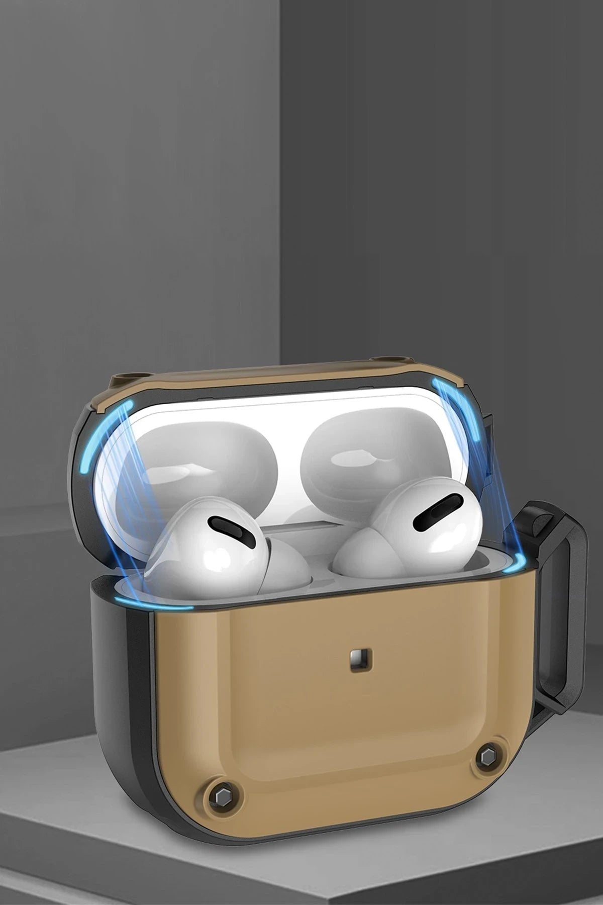 Movenchy Apple Airpods Pro 2 (2.nesil) Asgard Kılıf - Mavi 2