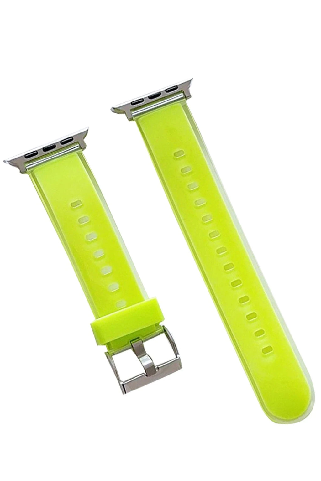 Movenchy Apple Watch 38mm Jelly Silikon Kordon - Yeşil 1