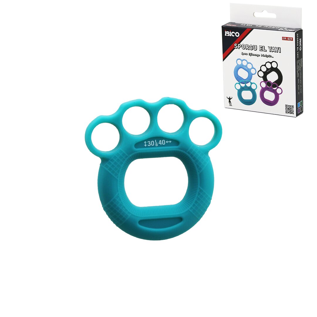 MUŞTA MODEL SPORCU SİLİKON EL YAYI ÇİFT KULLANIM = 40LBS - 50LBS (5538) 1