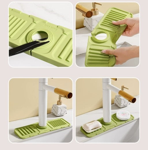 Mutfak Banyo Lavabo Kenarı Silikon Mat Gri (5538) 3