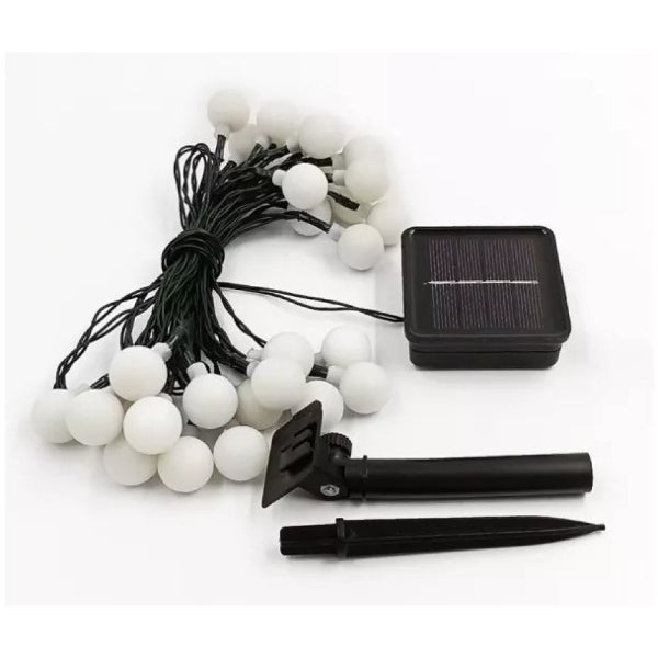 Solar 5m 28 Led Top Gün Işığı Siyah Kablolu 2