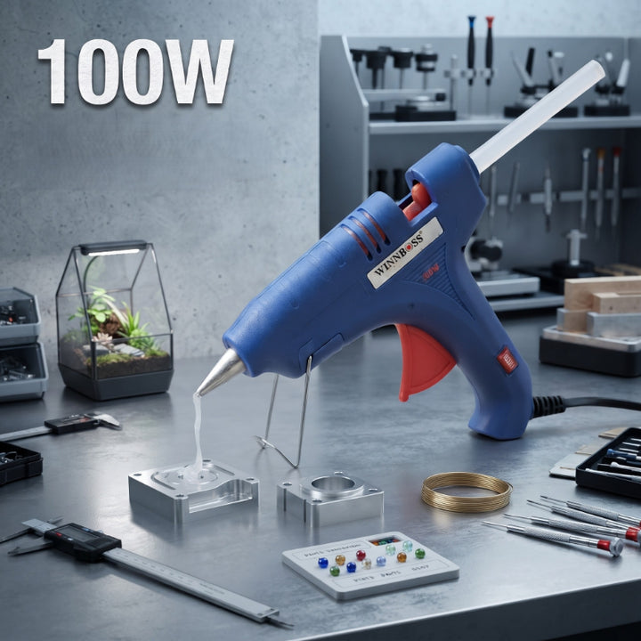 100W Sıcak Silikon Tabancası - Elektrikli - 11 mm Mum Silikon Uyumlu 1
