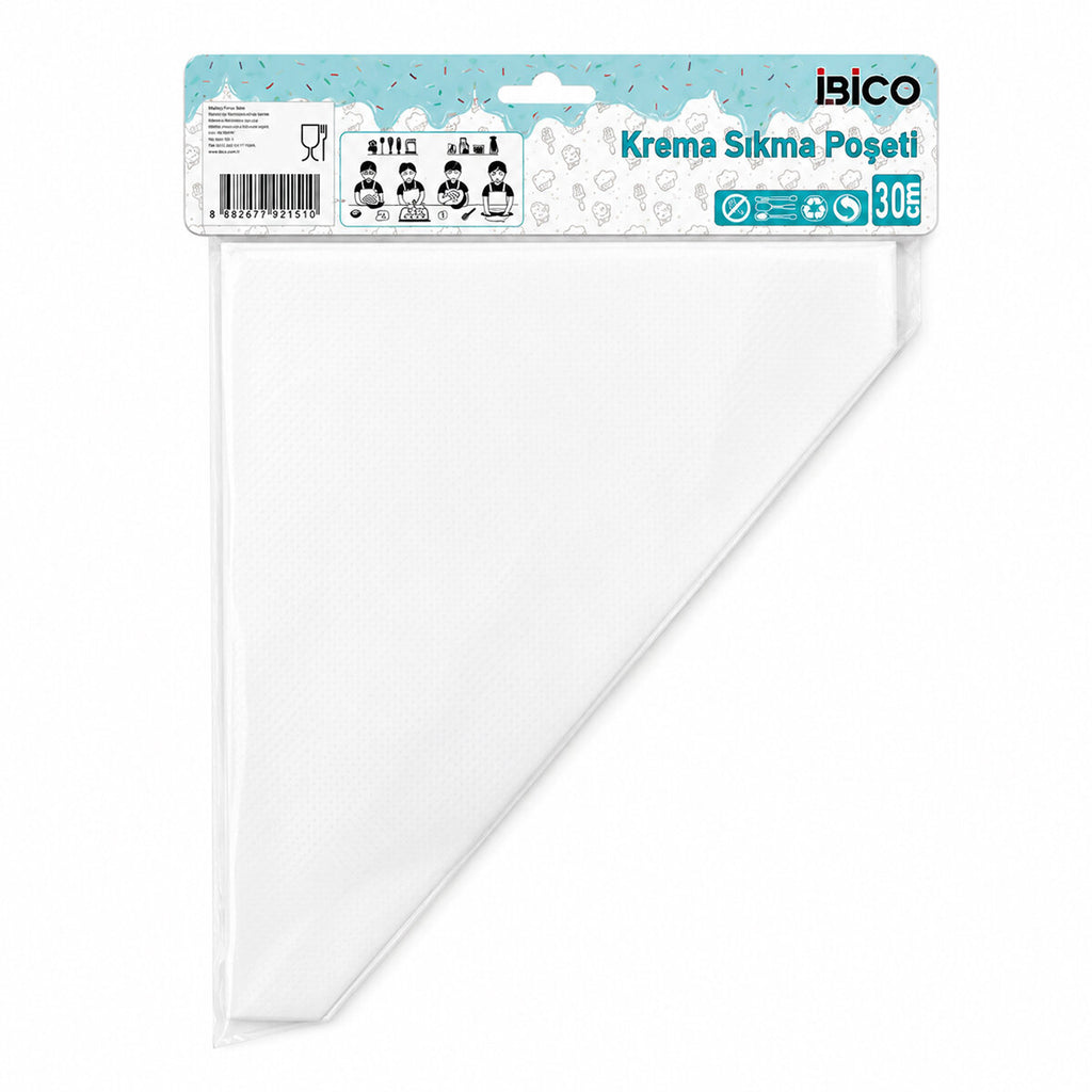 NAYLON 30CM 50PCS KREMA SIKMA POŞETİ TORBASI (5538) 2