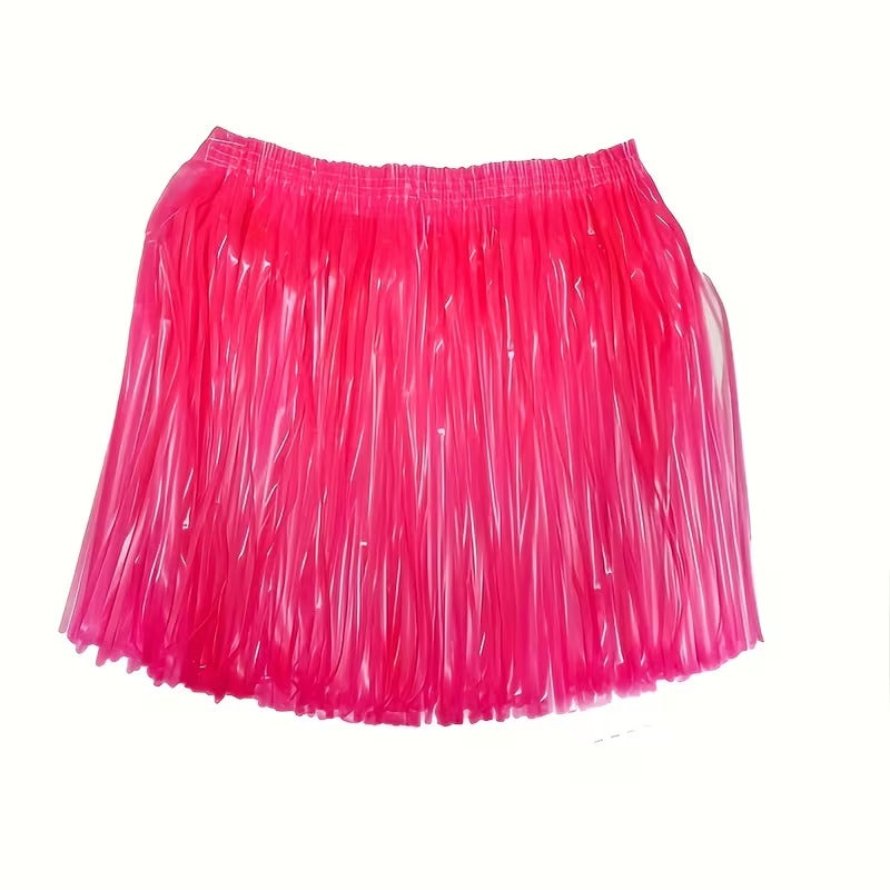 Neon Pembe Hawaii Parti Eteği 40 cm (5538) 2