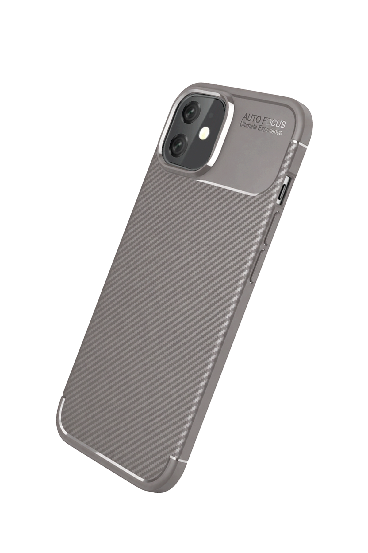 nebaktın Apple iPhone 11 Kılıf Auto Focus Karbon Kapak - Gri 3