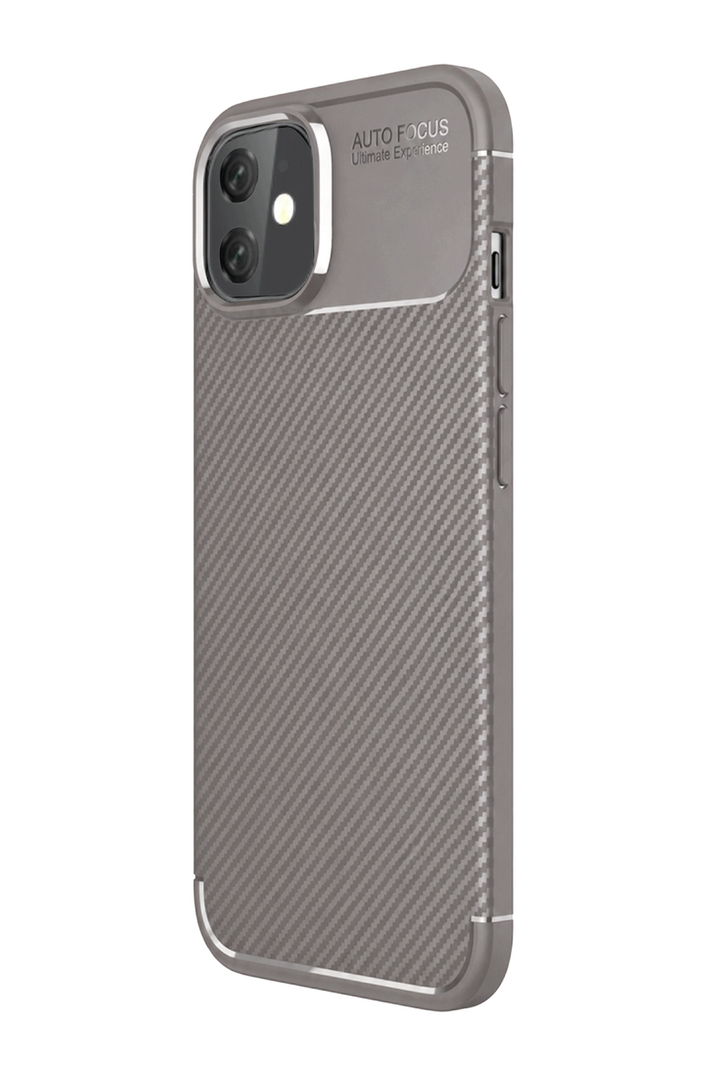nebaktın Apple iPhone 11 Kılıf Auto Focus Karbon Kapak - Gri 2