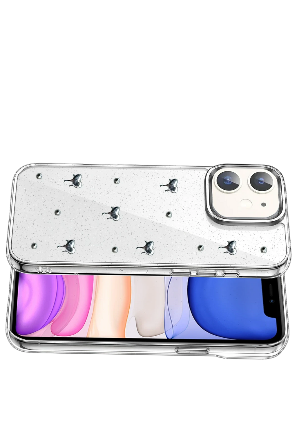 nebaktın Apple iPhone 12 Fiyonk Desenli Kapak - Desen 1 3
